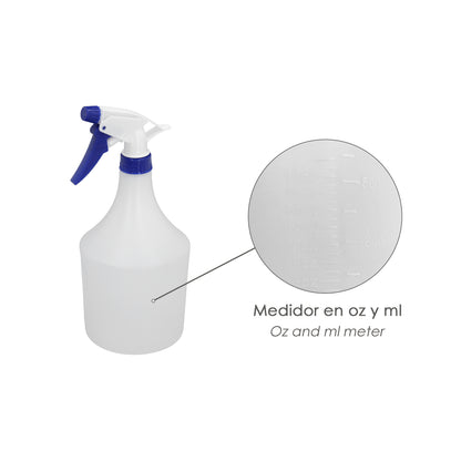 Pulverizador Doméstico 1 Litro. Spray Pulverizador Boquilla Ajustable, Botella Spray Liquidos, Pulverizador Jardin,