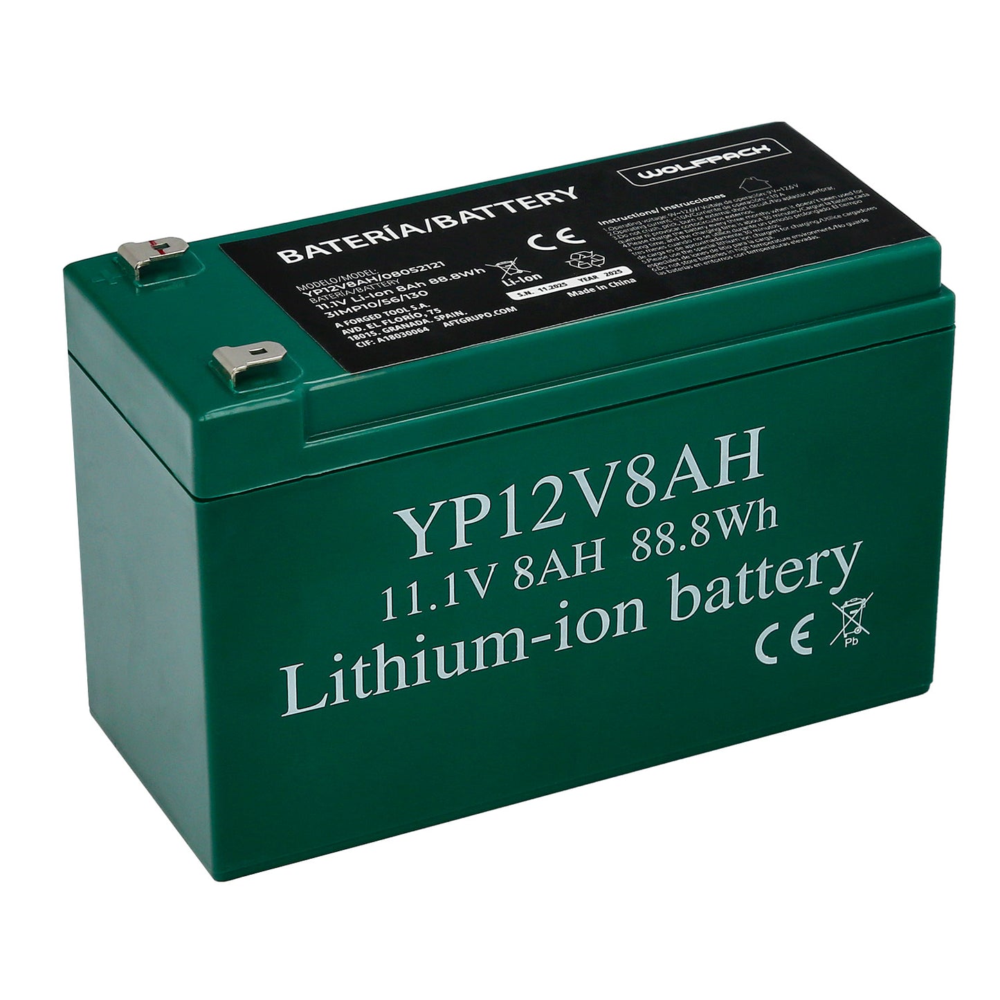 Bateria Para sulfatadora 08052120 16l Litio