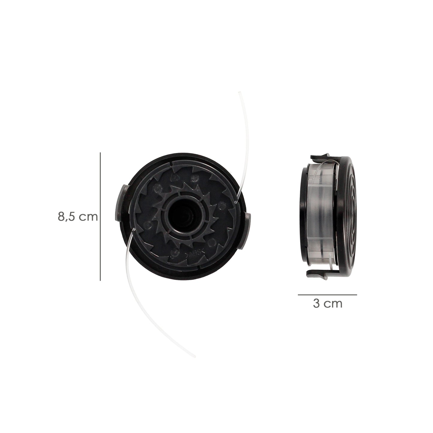 Cabezal Nylon Repuesto Recortabordes 550 Watt. (Codigo 08055210)