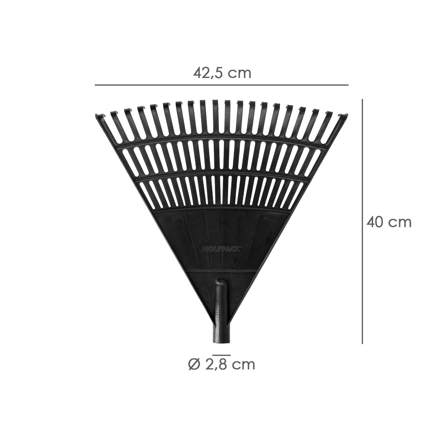 Rastrillo Plastico Triangular