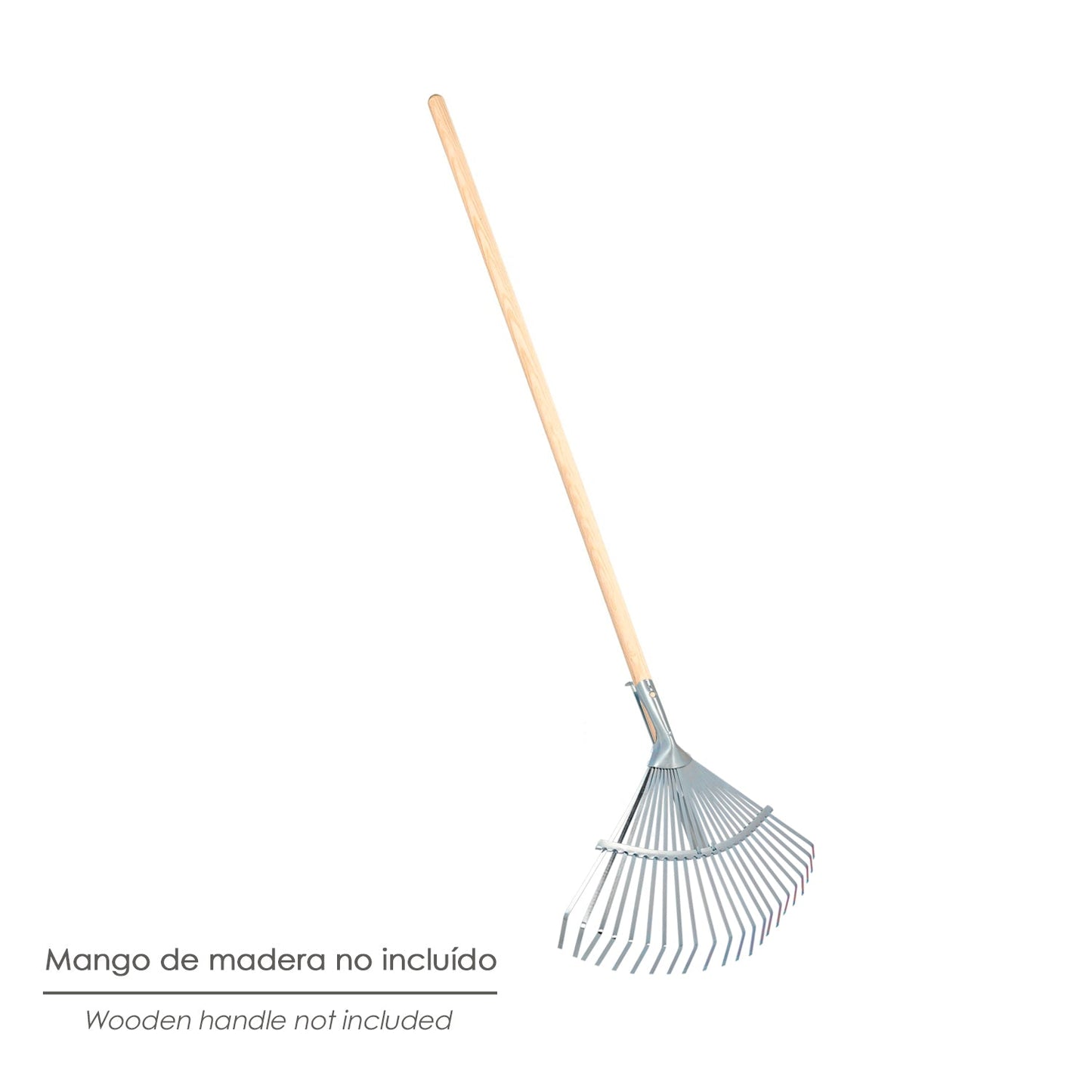 Rastrillo Metalico Para Jardin Ancho Regulable 31,5 A 43,5 cm. rastrillo Hojas, Cepillo Jardin, Escoba Metalica, Escoba Jardin