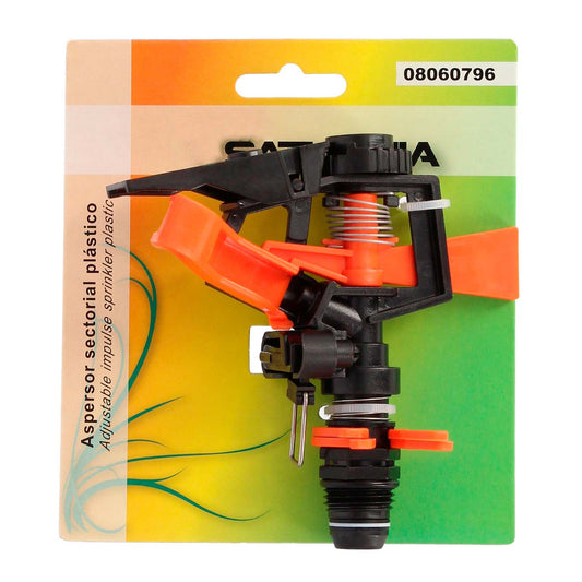 Aspersor de Irrigação Ajustável Setor Plástico Leva 1/2" Feito De Plástico, Irrigação De Jardins/Gramados