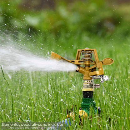 Aspersor de Irrigação Setorial Metal Ajustável 1/2" Tomada em Zinco, Irrigação de Jardim / Gramado