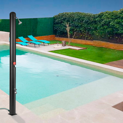 Ducha Jardin Solar Exterior Con Deposito De 35 Litros Ducha Solar Exteriores / Piscinas. PVC