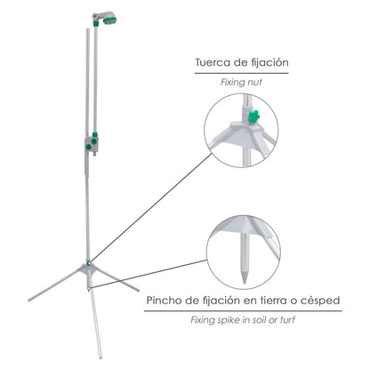 Ducha Jardin Portatil Con Tripode