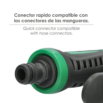 Pistola de irrigação de mangueira Metal Plus 7 posições