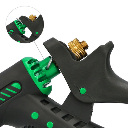 Pistola de irrigação de mangueira de metal ajustável
