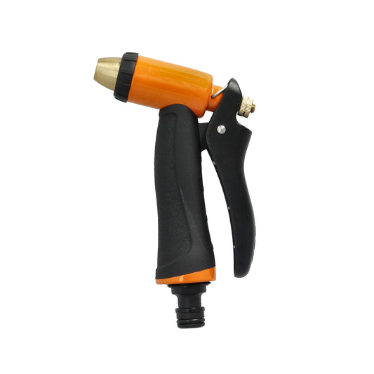 Pistola de irrigação de mangueira de metal ajustável de toque suave