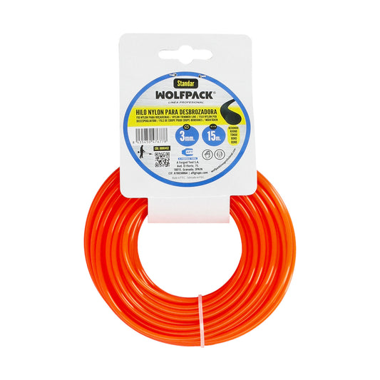 Hilo Nylon Redondo 3,0mm (Rollo 15mt.)