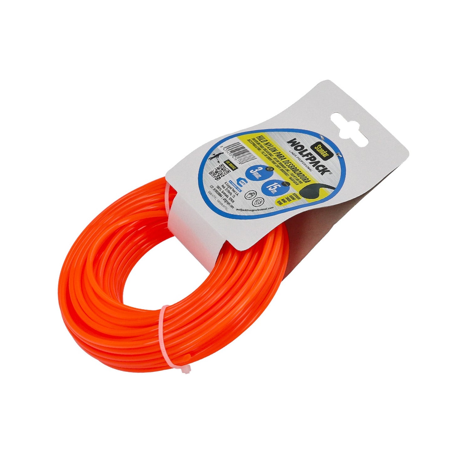 Hilo Nylon Redondo 3,0mm (Rollo 15mt.)