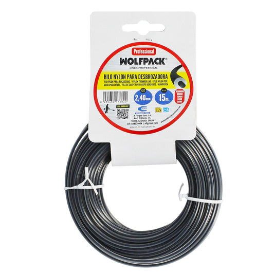 Hilo Nylon Redondo Profesional Ø 2,4 mm. Rollo 15 metros