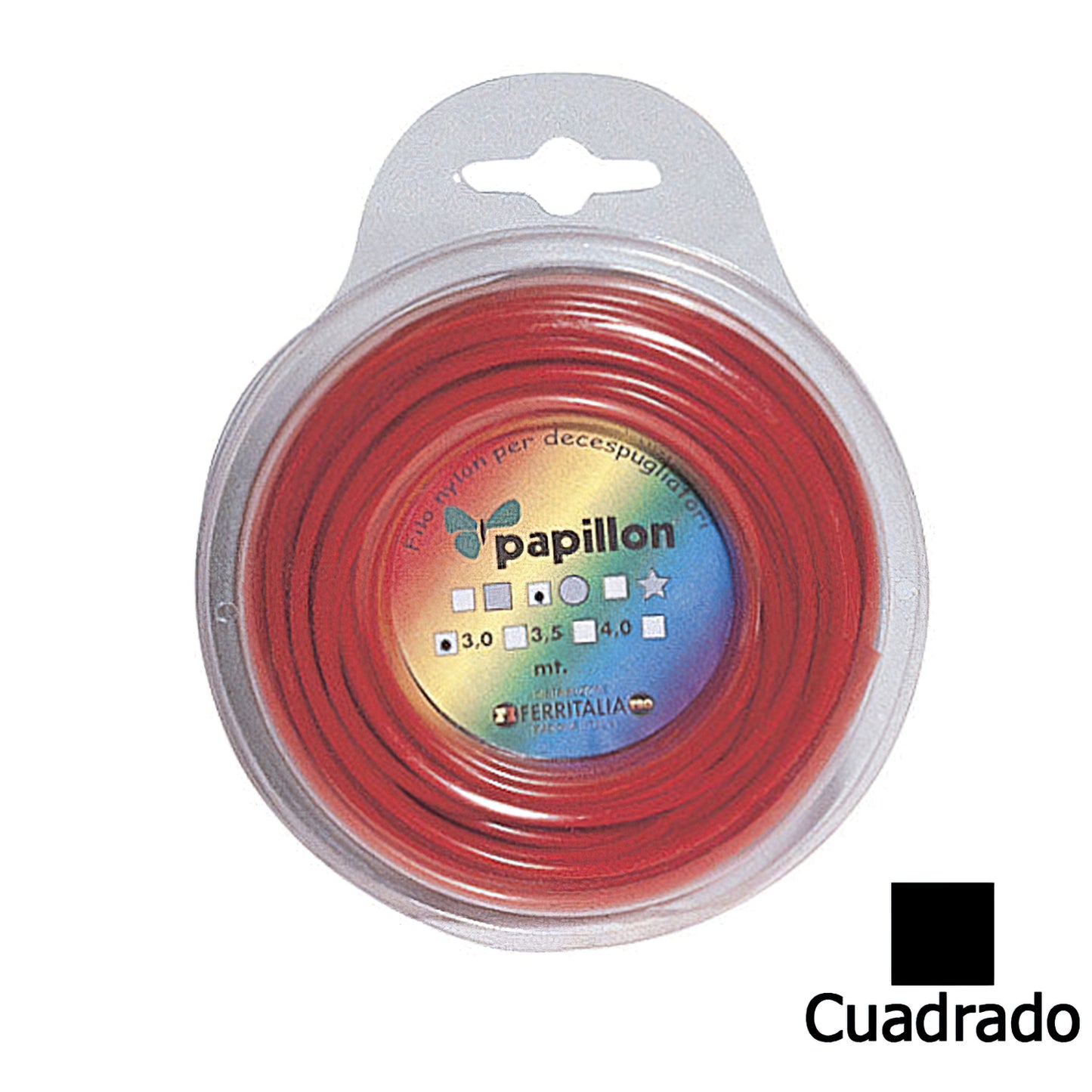 Linha Nylon Quadrada Profissional 4,0 mm. (31 metros)