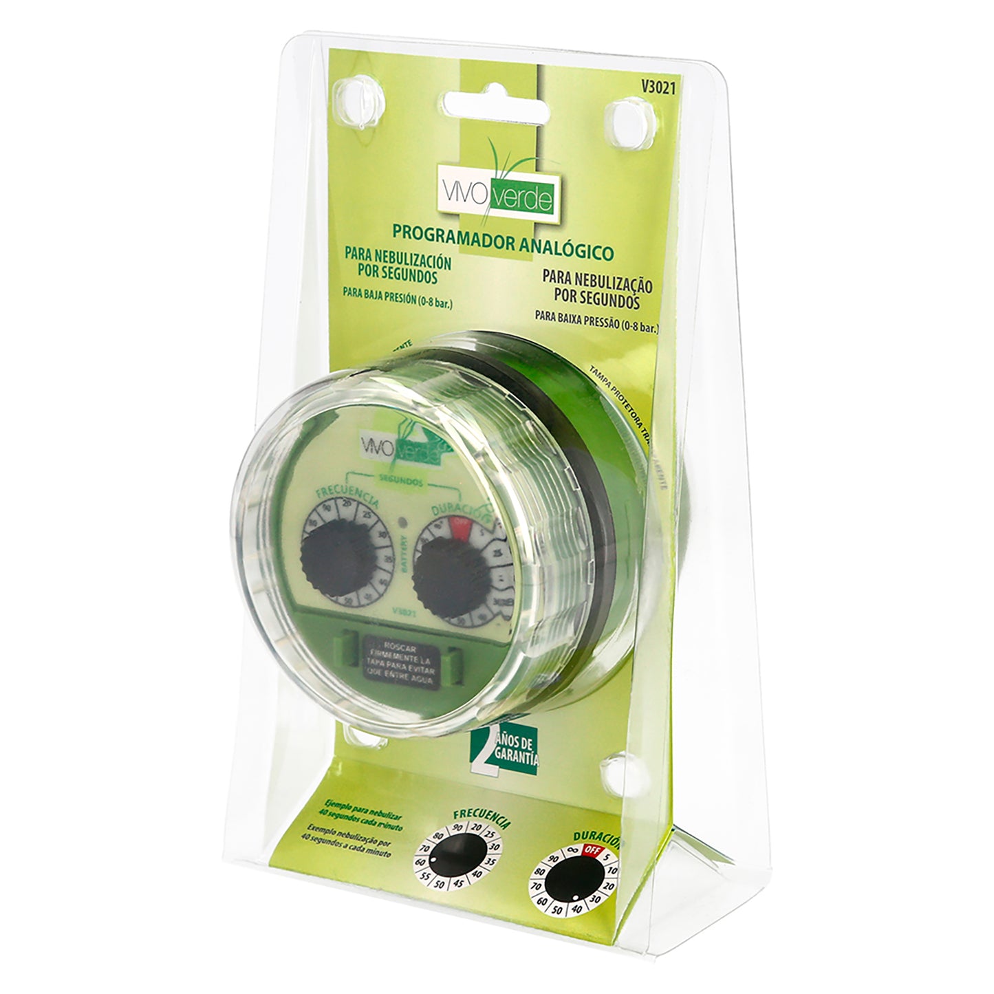 Programador Nebulizacion / Riego Jardin, Analogico Grifos 3/4"