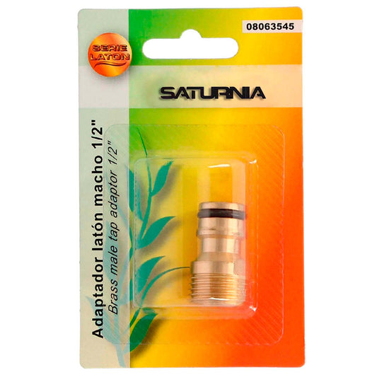 Adaptador de mangueira de latão 1/2" macho