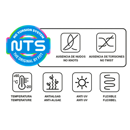 Manguera Tricotado No Torsion 19 mm. - 3/4" Rollo 50 metros