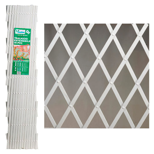 Celosia Pvc Blanca Extensible 3x1 metros.