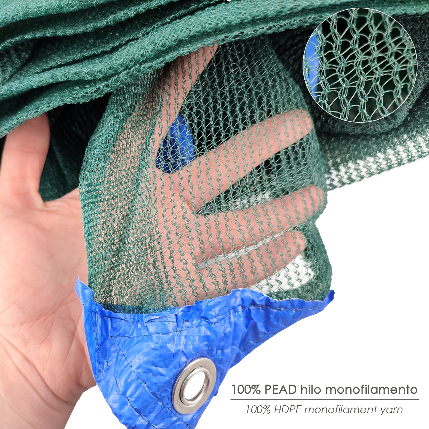 Mantas Aceituna 3 x 6 Metros. Multiusos 100% Hdpe Gramaje 90 Gr/m2. Reforzada, Con Ojales, Mantos Aceituna, Fardos Aceituna,