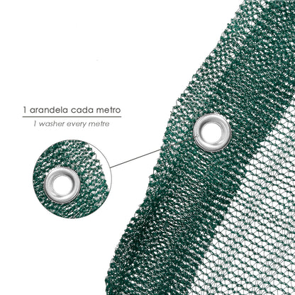 Mantas Aceituna 5 x 10 Metros. Multiusos 100% Hdpe Gramaje 90 Gr/m2. Reforzada, Con Ojales, Mantos Aceituna, Fardos Aceituna,