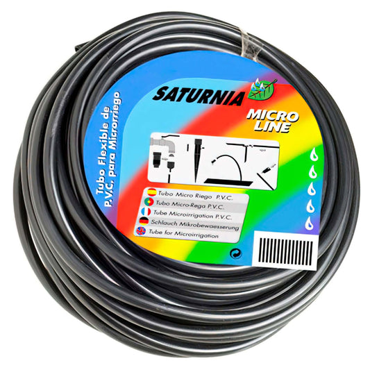 Gotejamento de microtubo de pvc (rolo de 10 metros) Saturnia