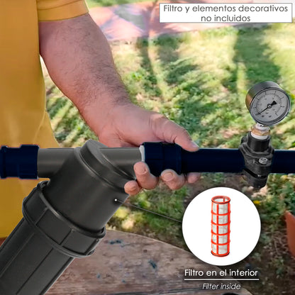 Recambio Filtro Malla 1" Para Sistema De Goteo (100 Mesh) Riego Por Goteo, Microaspersión, Riego Por Nebulizacion