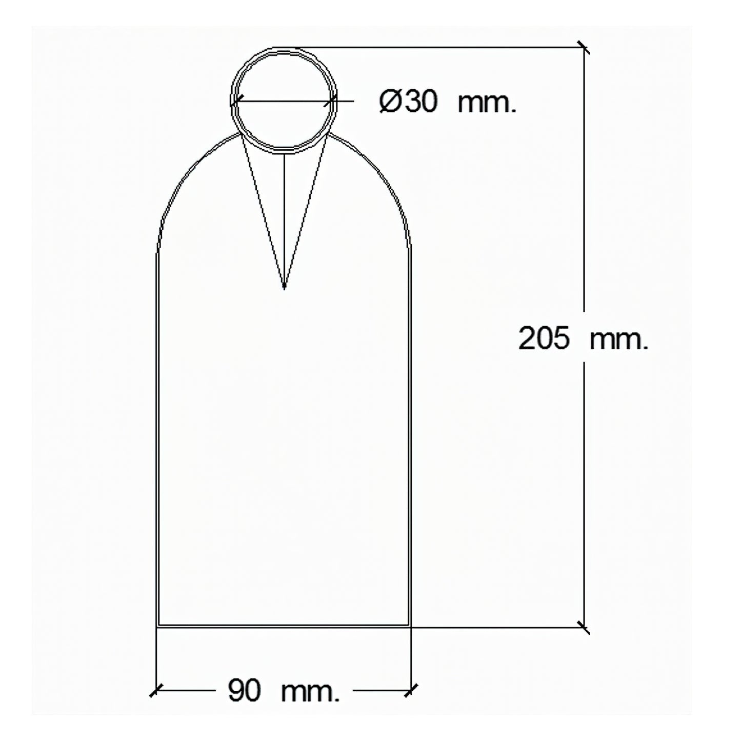 Enxada forjada sem cabo 207/475 gramas