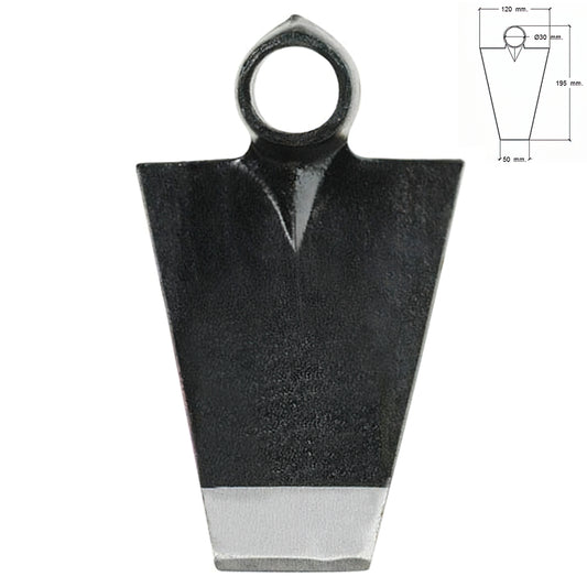 Enxada forjada sem cabo 293/450 gramas