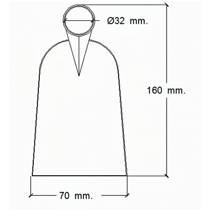Enxada forjada sem cabo 343/310 gramas