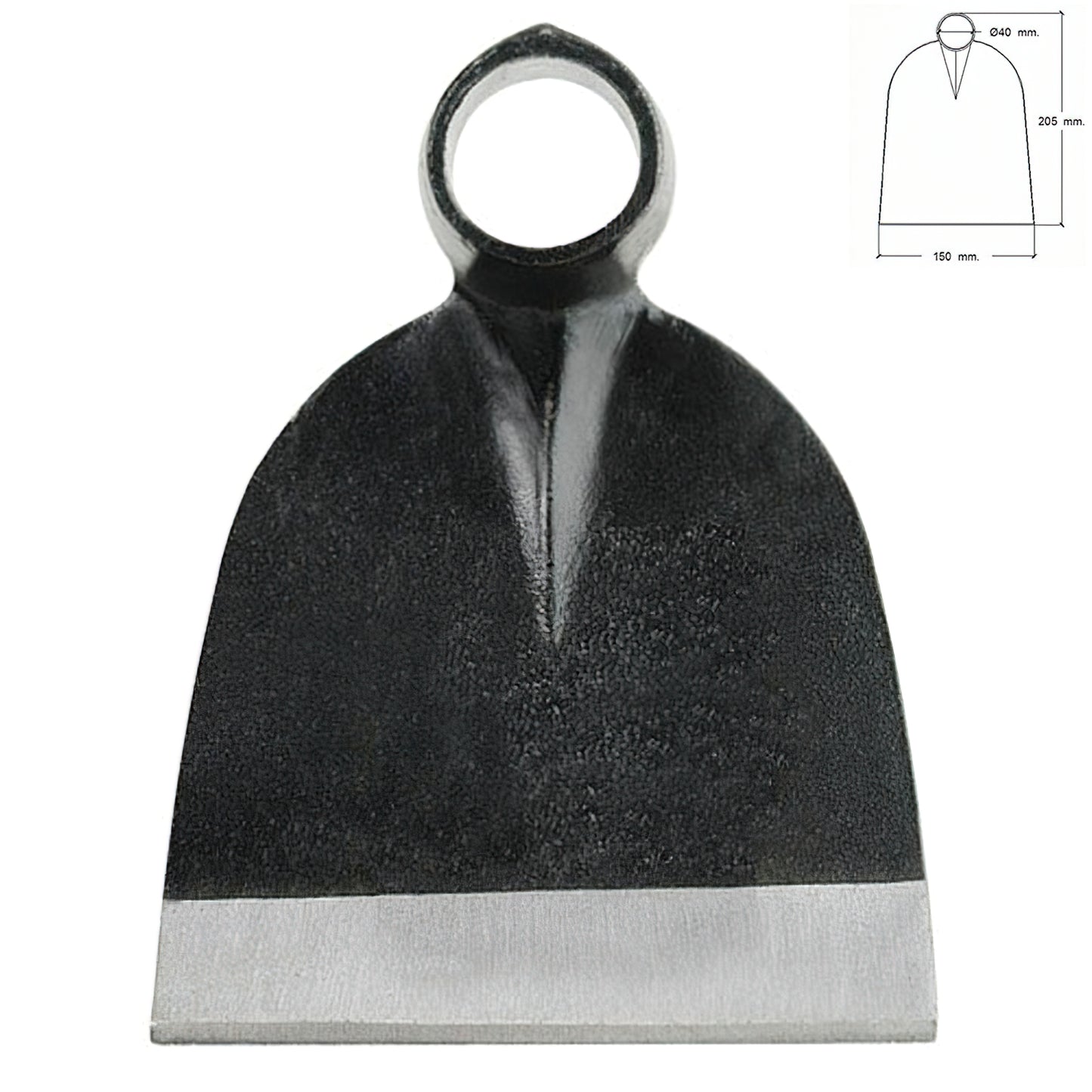 Enxada forjada sem cabo 96/750 gramas