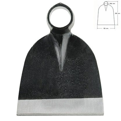 Enxada forjada sem cabo 96/750 gramas