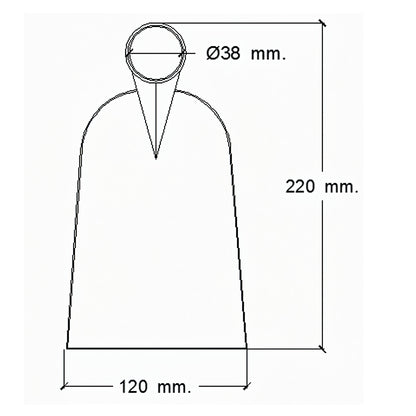 Azada Forjada Sin Mango 219 / 660 Gramos