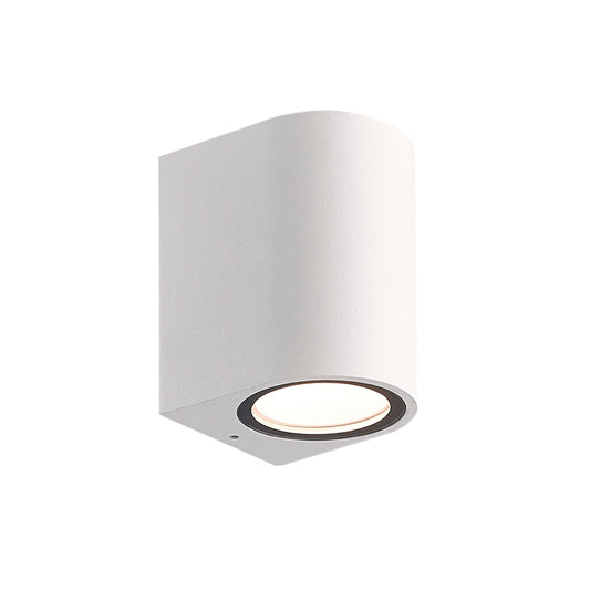 Lampara Aplique Oval Exterior GU10 IP65 Color Blanco Aplique Techo, Luz Jardín, Lámpara Jardín, Luz Exterior, Aplique Jardín