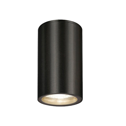 Lampara Techo Foco Gu10 Ip65 Negro Aplique Techo, Luz Jardín, Lámpara Jardín, Luz Exterior, Aplique Jardín