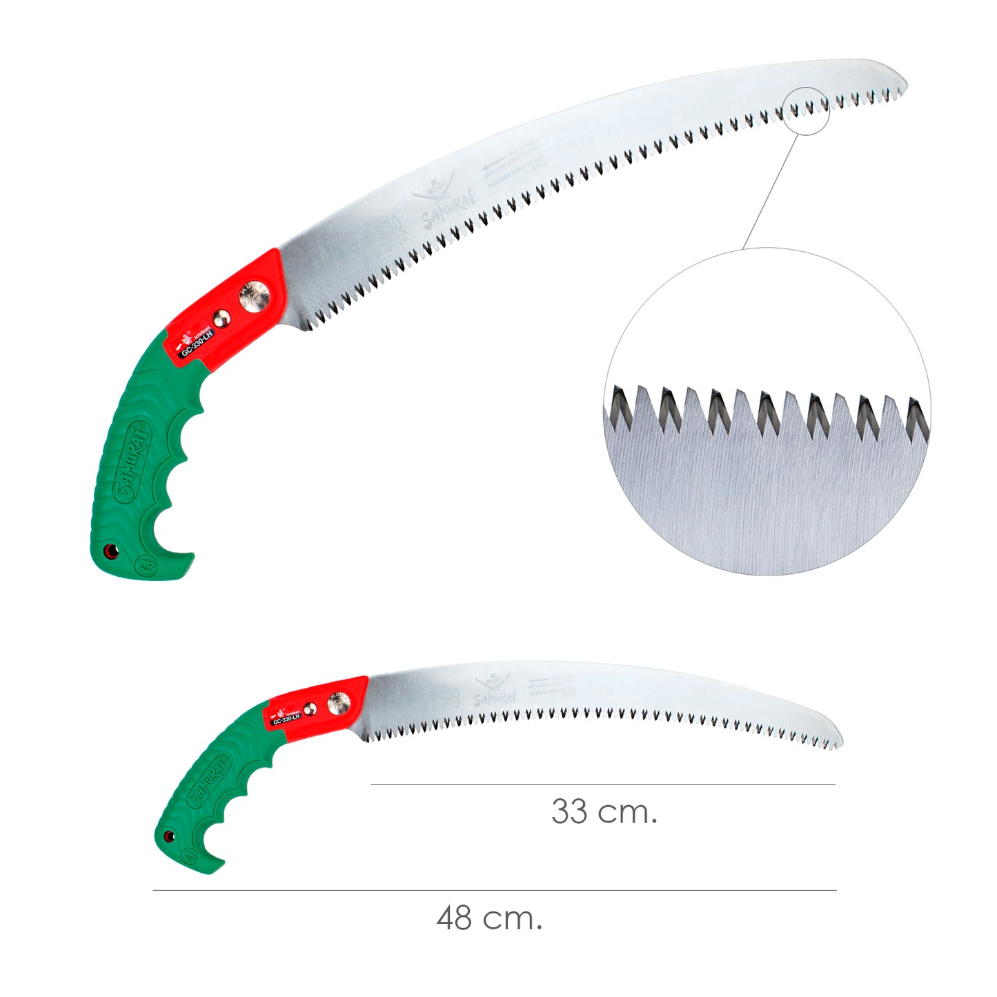 Serra curva Samurai GC 330 mm.
