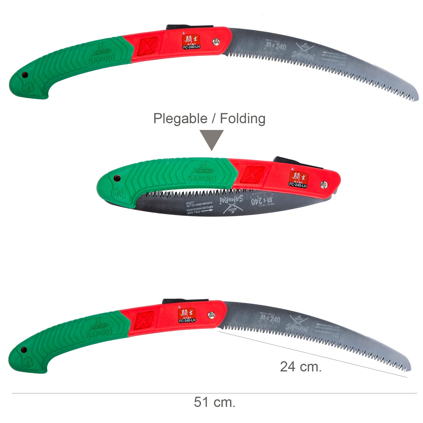 Serrucho Samurai GC Plegable 240 mm.