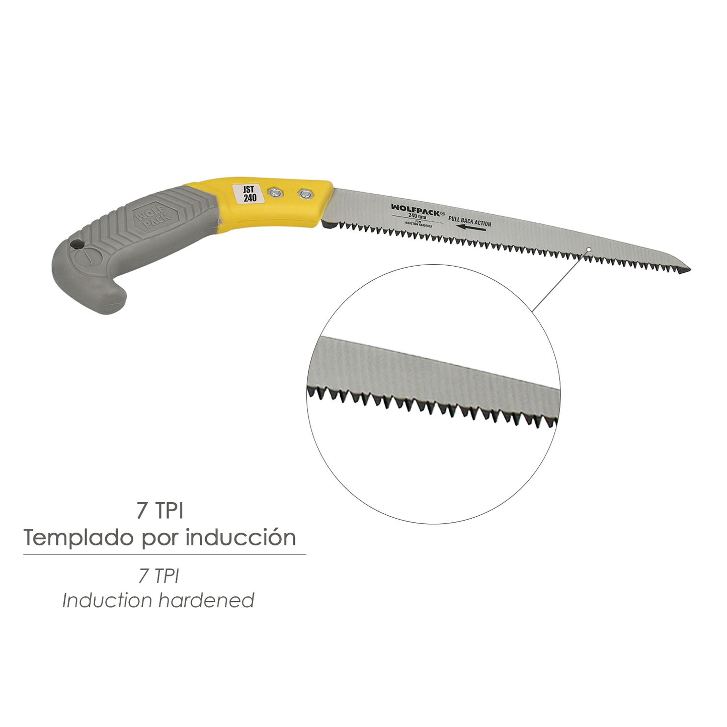 Serrucho Podar Recto Mango TPR JST 240 mm.