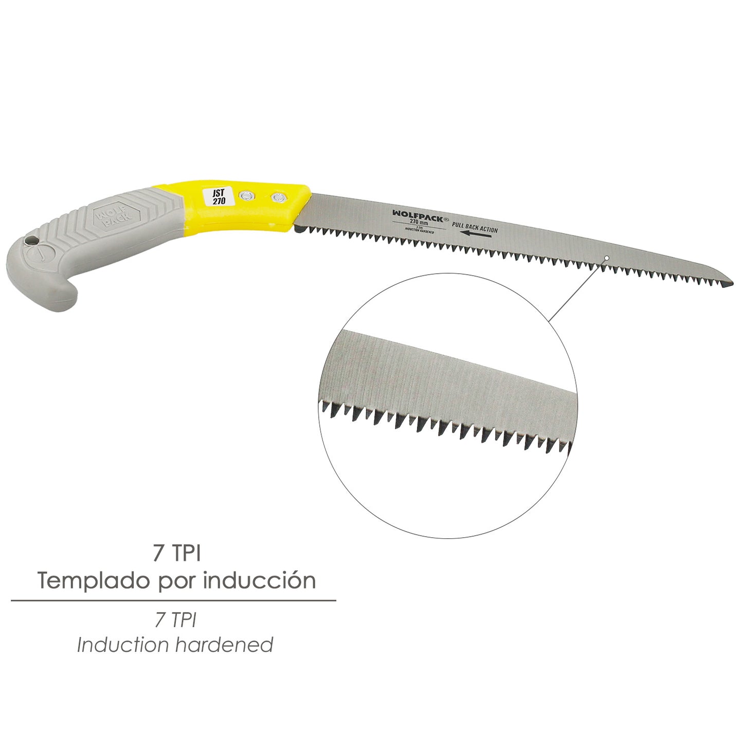 Serrucho Podar Recto Mango TPR 270 mm. Con funda