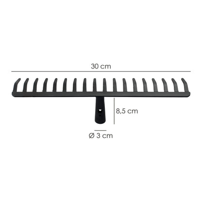 Rastrillo Sin Mango 5 mm. 12 Puas Agrícola
