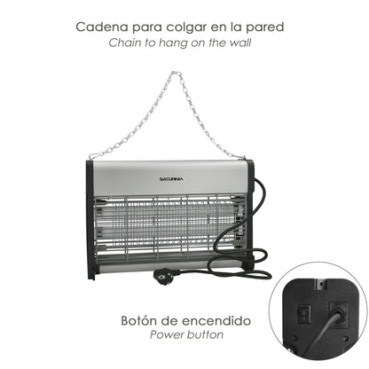 Exterminador De Insectos 20 W.