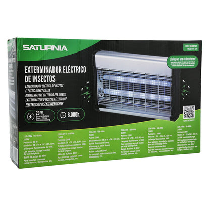 Exterminador De Insectos 20 W.