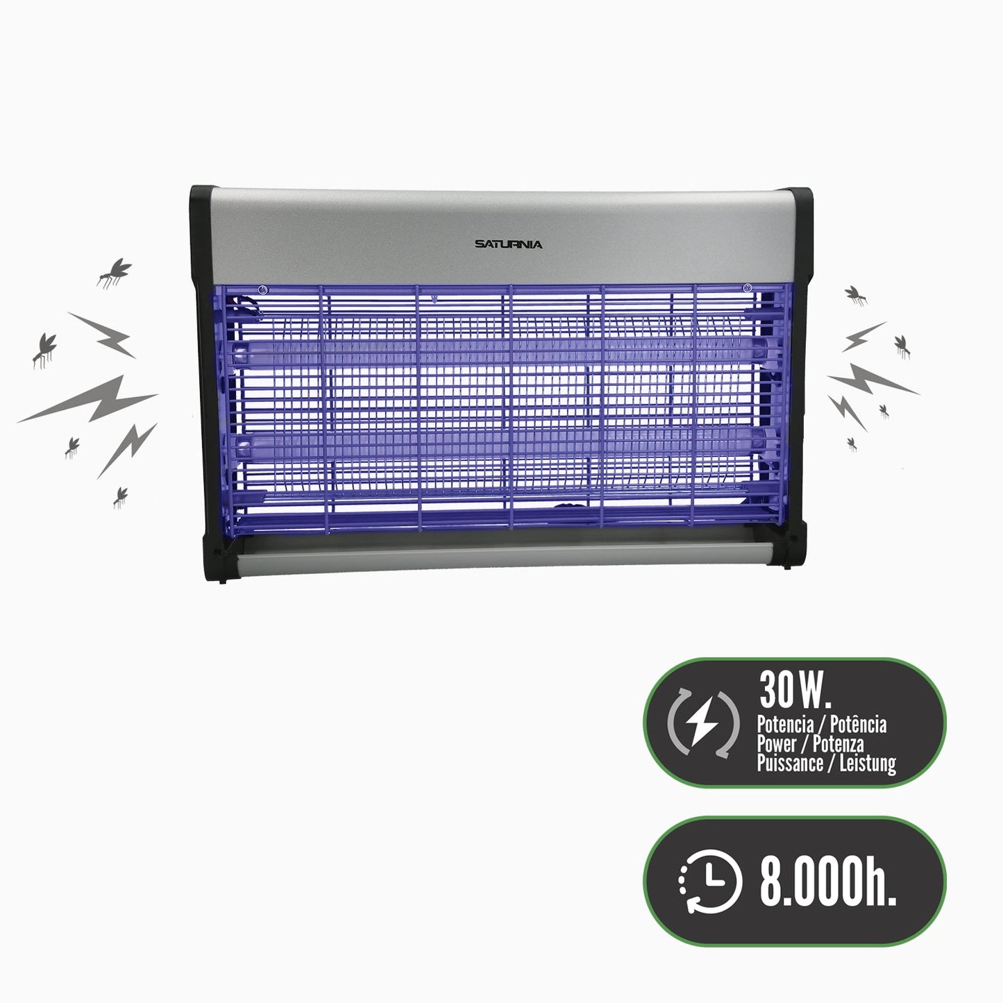 Exterminador De Insectos 30 W.