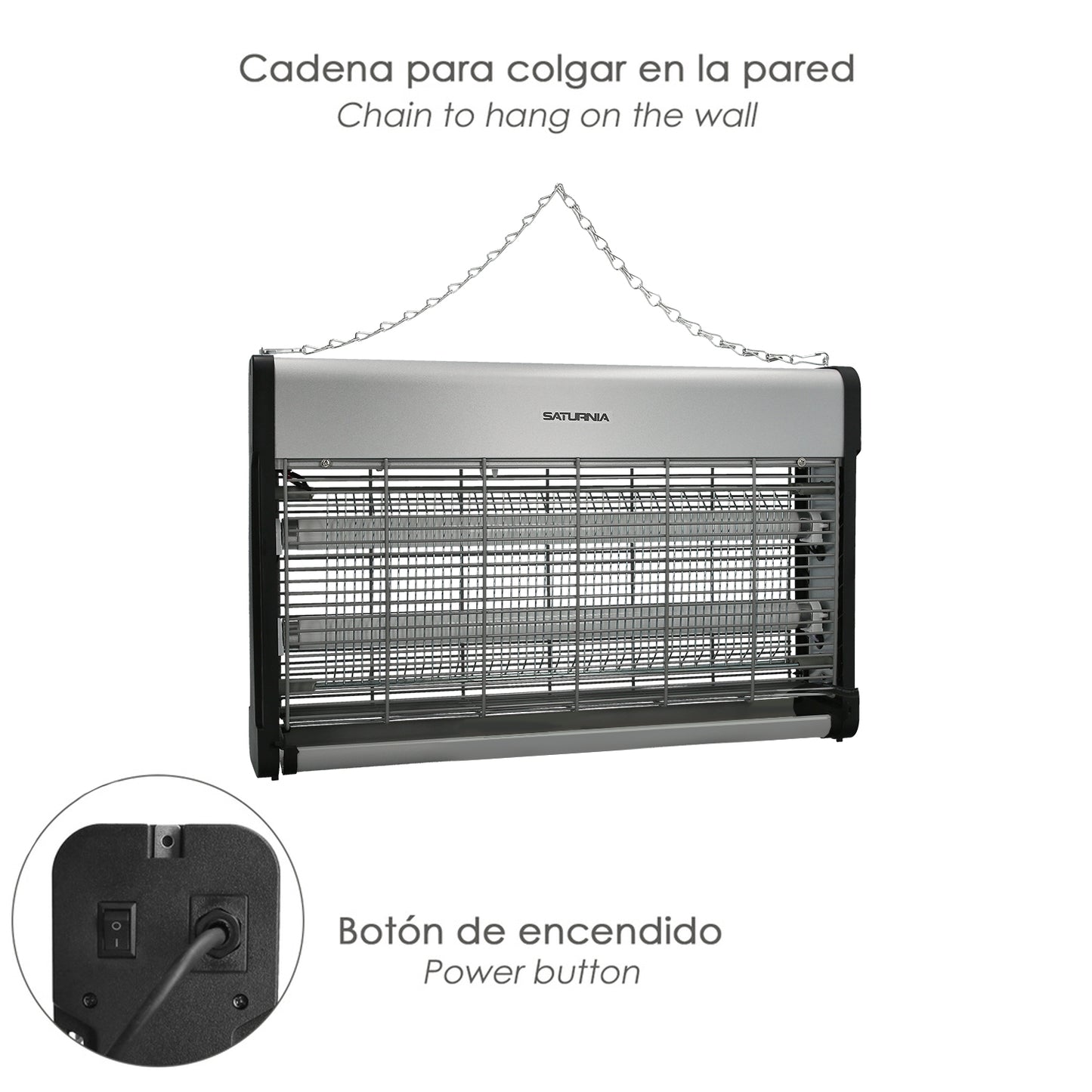 Exterminador De Insectos 30 W.