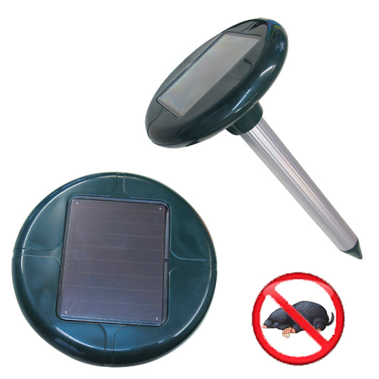 Solar Ultrasonic Repeller para toupeiras 625 m².