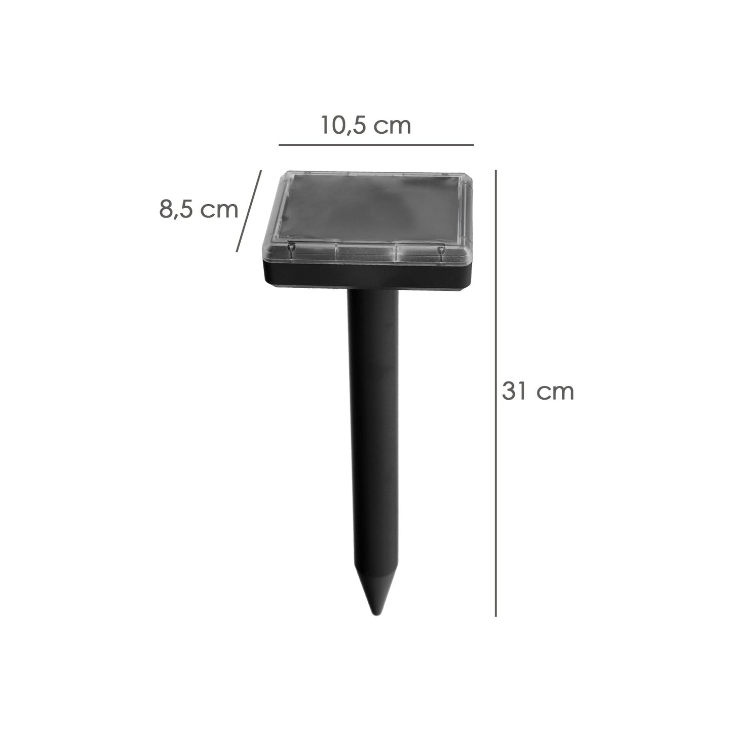 Ahuyentador Ultrasonidos Topos/Ratones 3 Piezas