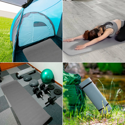 Colchoneta Espuma Camping / Gimnasio / Yoga / Ejercicio 180 x 50 cm.