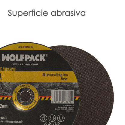 Disco de Corte Abrasivo Pedra 230x3,2x22 mm.