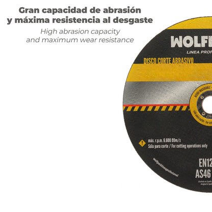 Disco de Corte Abrasivo Pedra 230x3,2x22 mm.