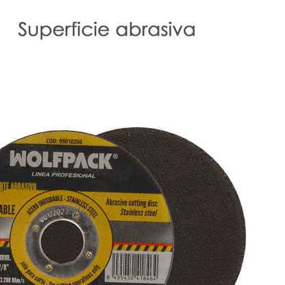 Disco de Corte Abrasivo Inox 115x1,0x22,2 mm.