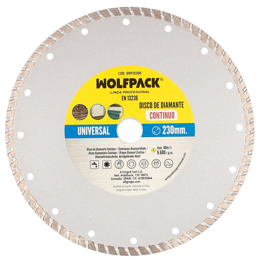 Disco Diamante 230 mm. General Obra Continuo