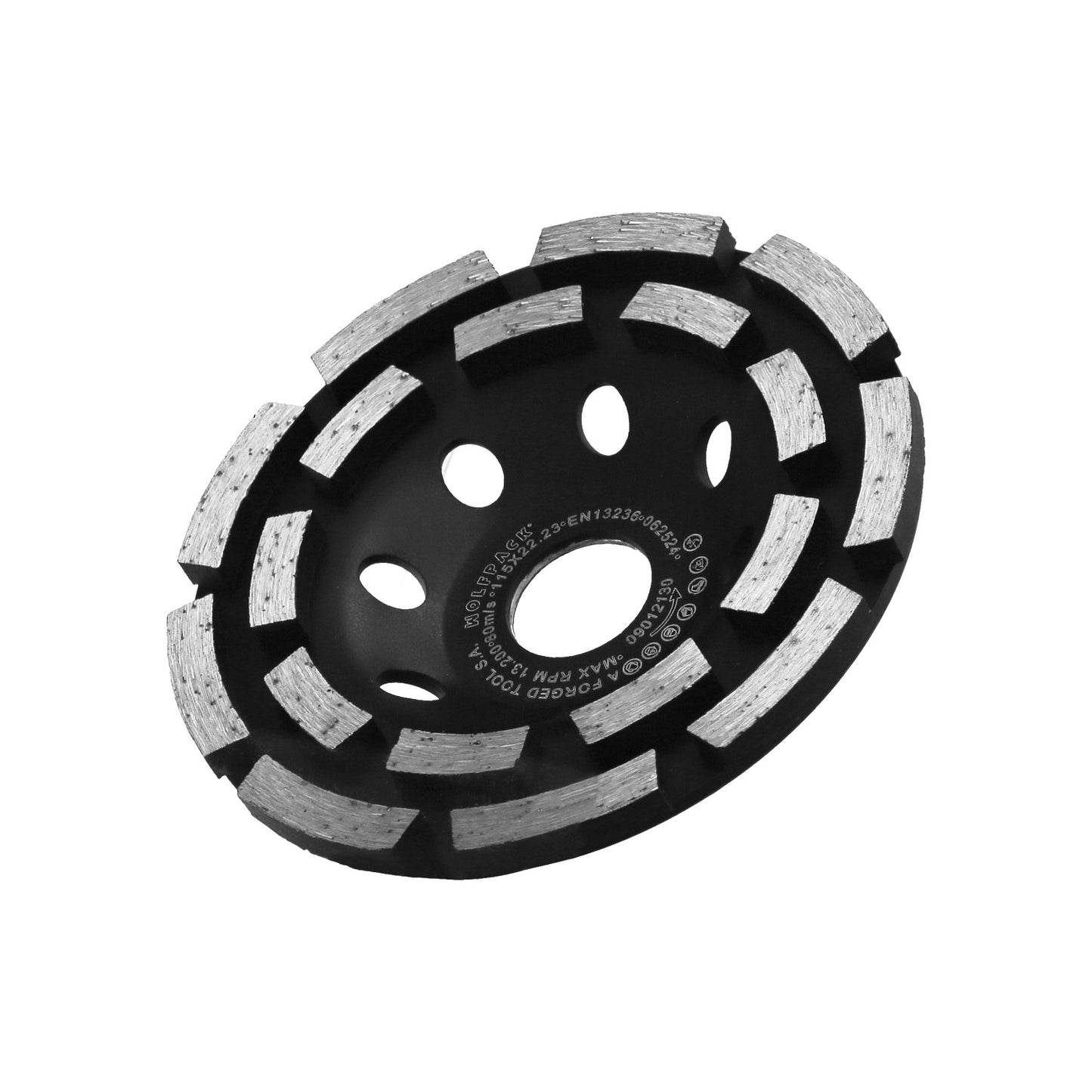 Disco Diamante Desbaste Ø 115 mm. Doble Corona Segmentado