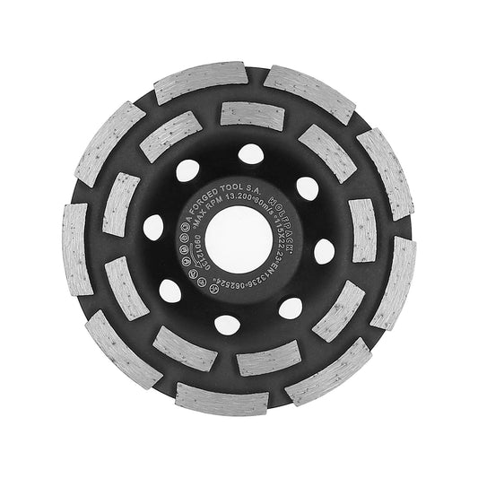 Disco Diamante Desbaste Ø 115 mm. Doble Corona Segmentado